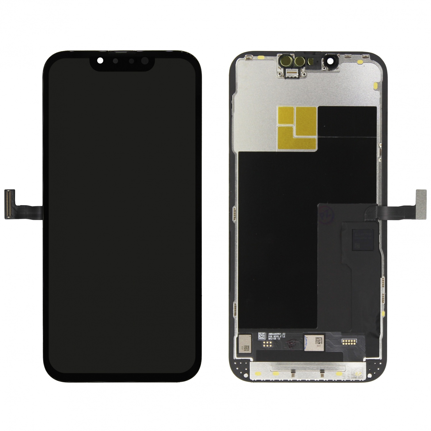 Дисплей в сборе с тачскрином для iPhone 13 Pro (Черный) - OLED 