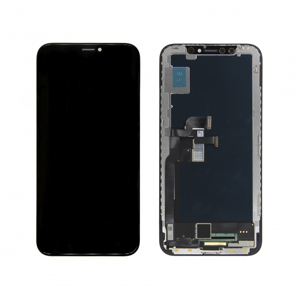 Дисплей в сборе с тачскрином для iPhone X (Черный) - Premium (in-cell)