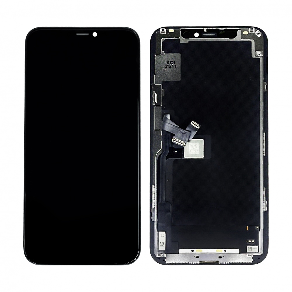 Дисплей в сборе с тачскрином для iPhone 11 Pro (Черный) - Hard OLED (качество Sota)