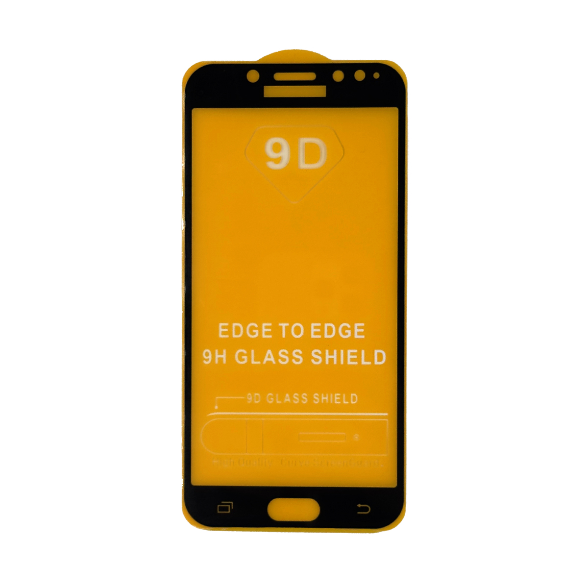 Защитное стекло "Полное покрытие" для Samsung J730F (J7 2017) (Черный)