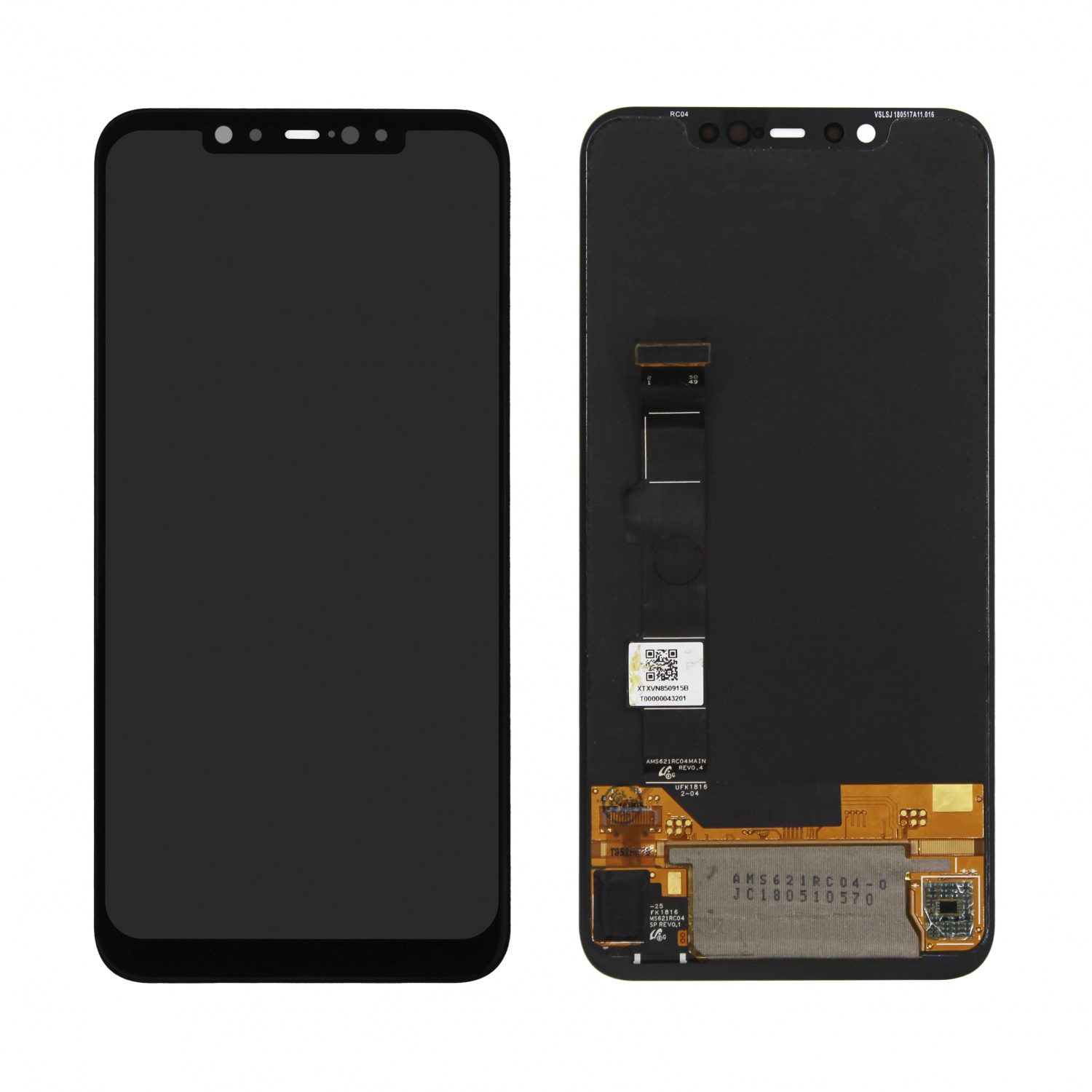 Дисплей в сборе с тачскрином для Xiaomi Mi 8 (Черный) - OR