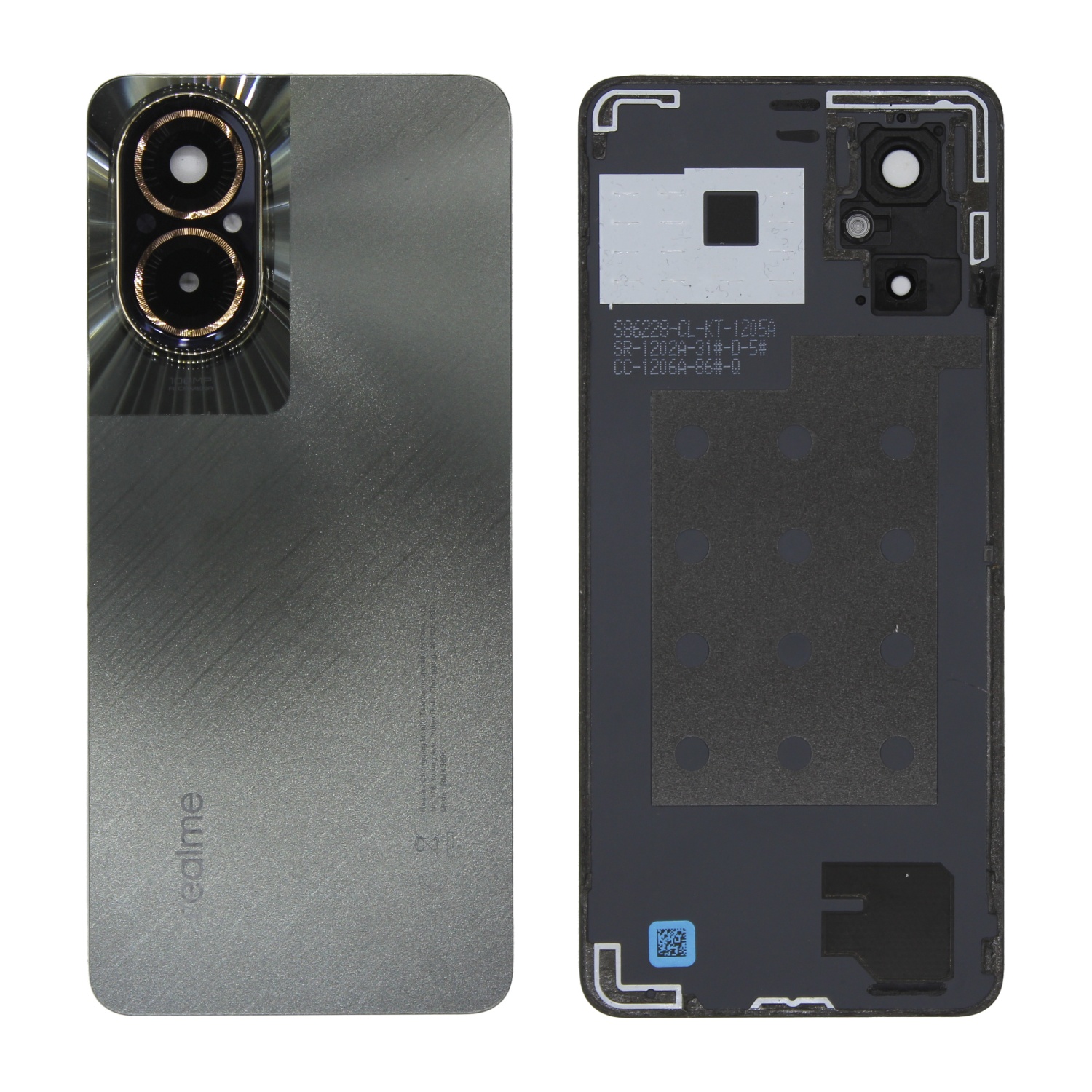Задняя крышка для Realme C67 (Черный) - снятый OR100%
