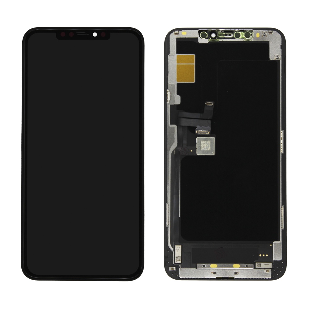 Дисплей в сборе с тачскрином для iPhone 11 Pro Max (Черный) - OR (заменили Тач + Стекло)