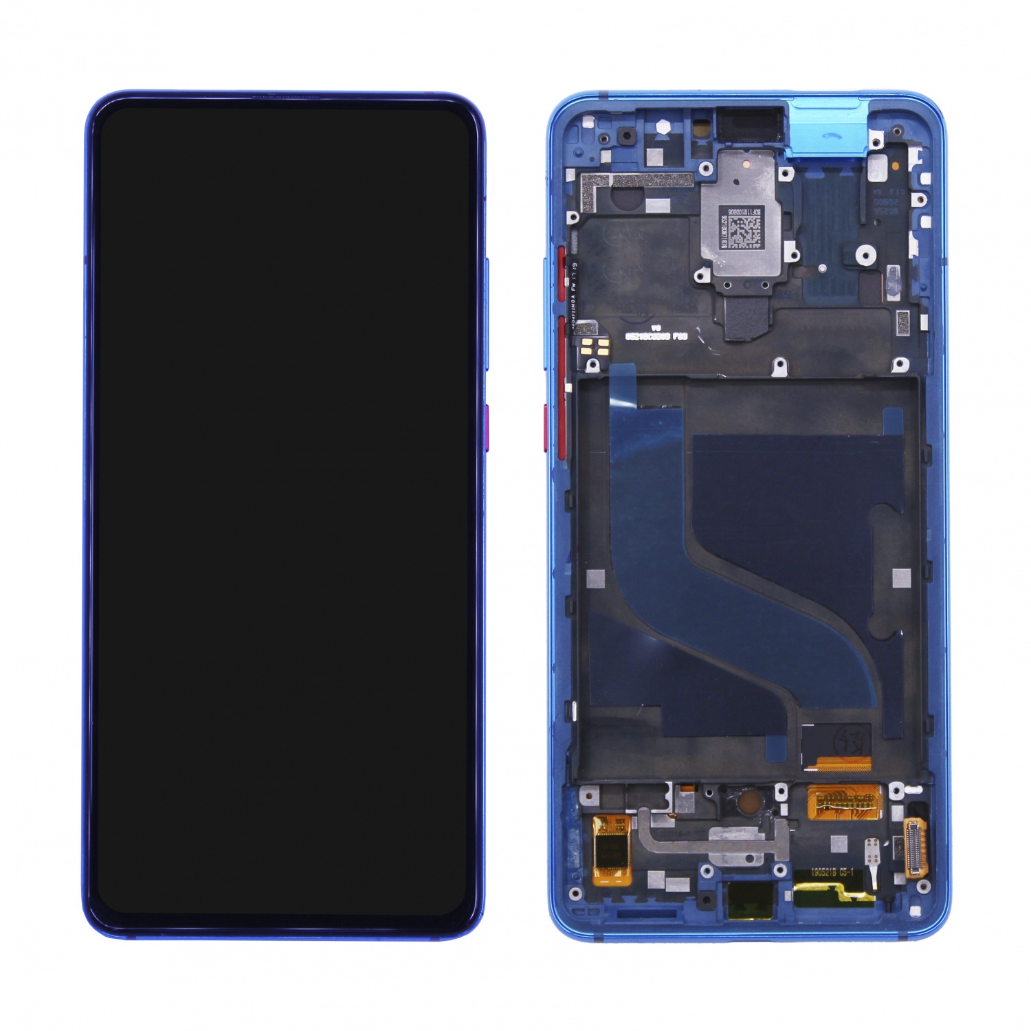Дисплей в сборе с тачскрином для Xiaomi Mi 9T (Синий) - в рамке OLED