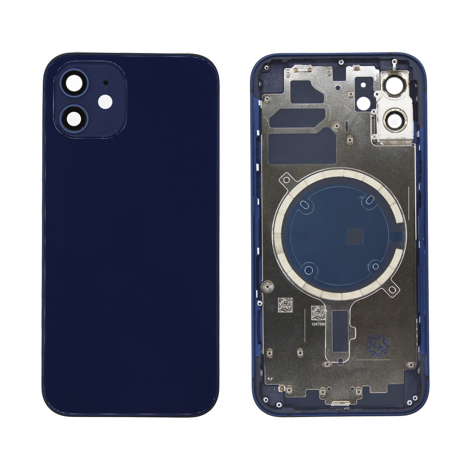 Корпус для iPhone 12 (Синий) - Премиум