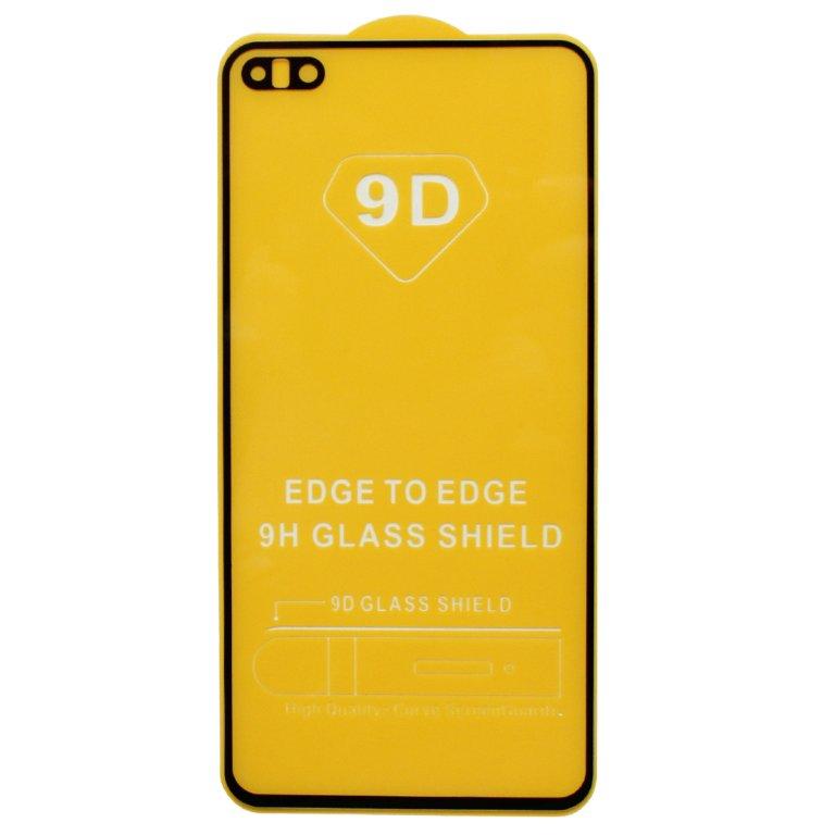 Защитное стекло "Полное покрытие" для Huawei P40 (Черный)