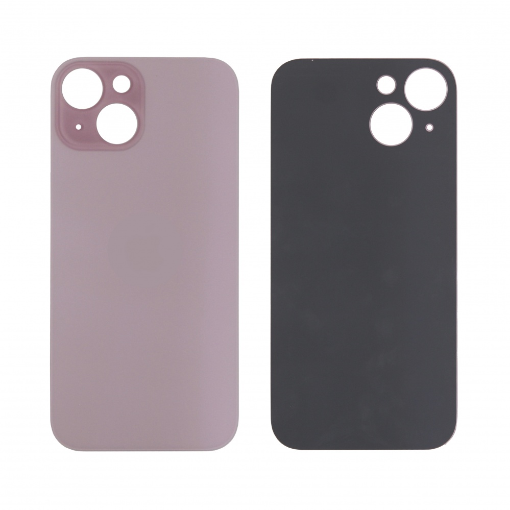 Задняя крышка iPhone 15 (Розовый) - с широким вырезом
