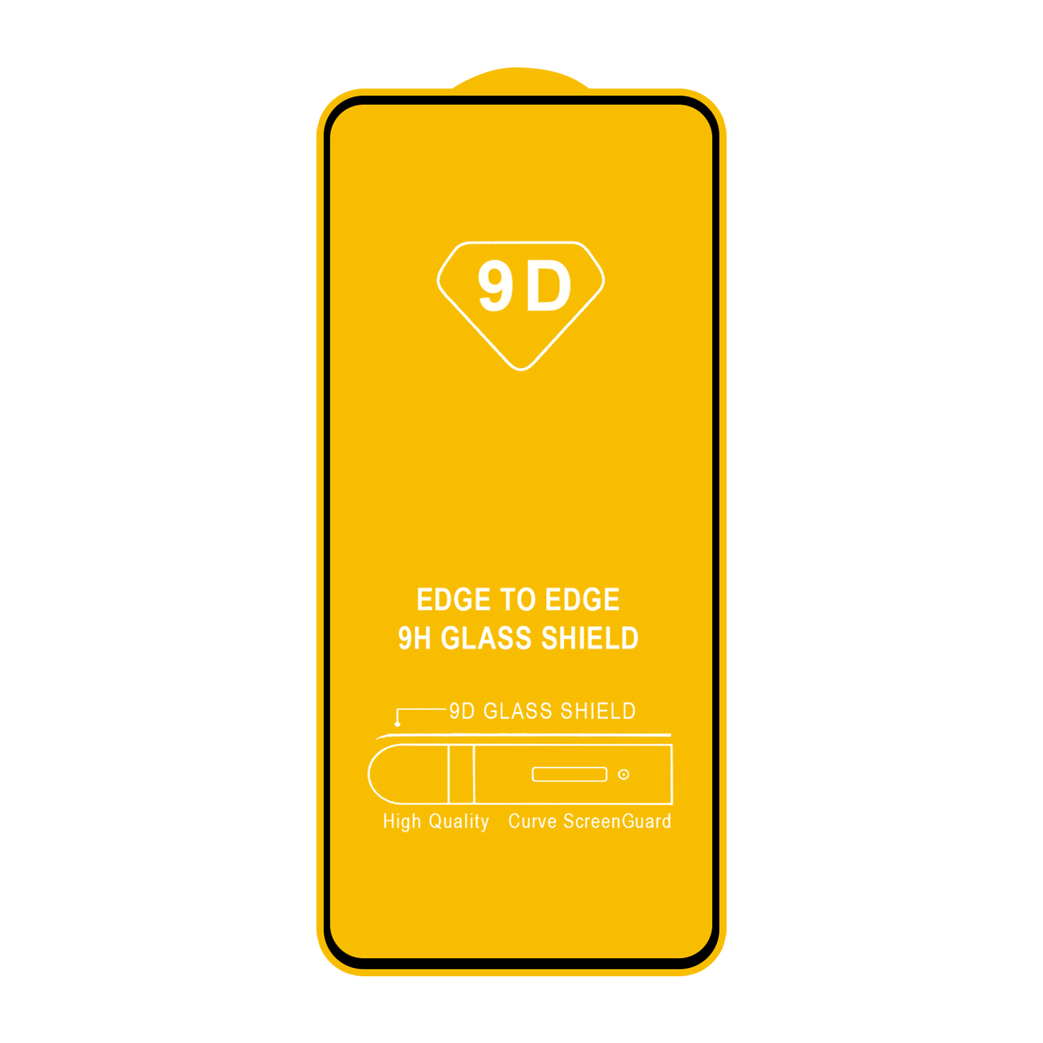 Защитное стекло "Полное покрытие" для Huawei Honor 10X Lite/P Smart 2021 (Черный)