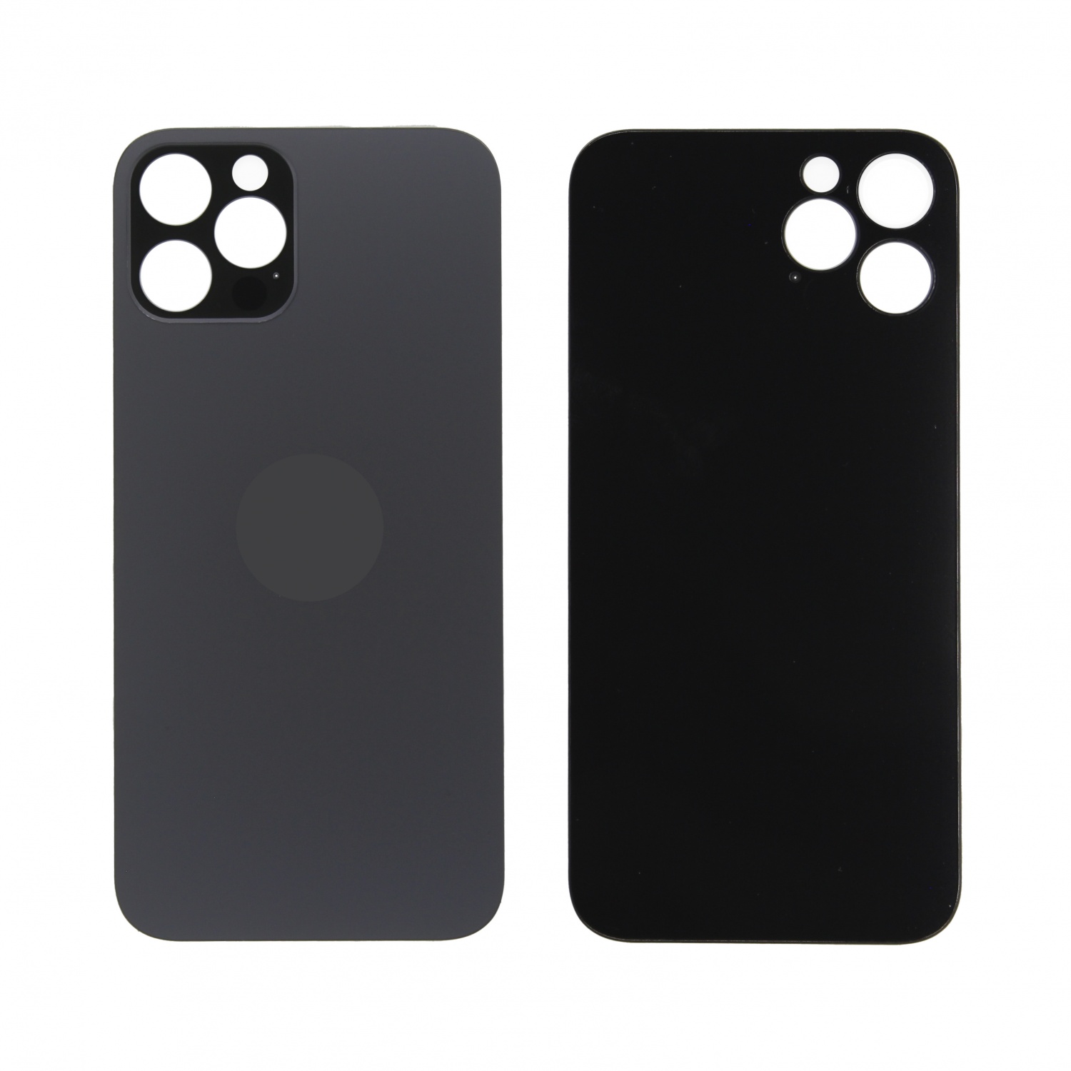 Задняя крышка iPhone 12 Pro (Черный) - с широким вырезом