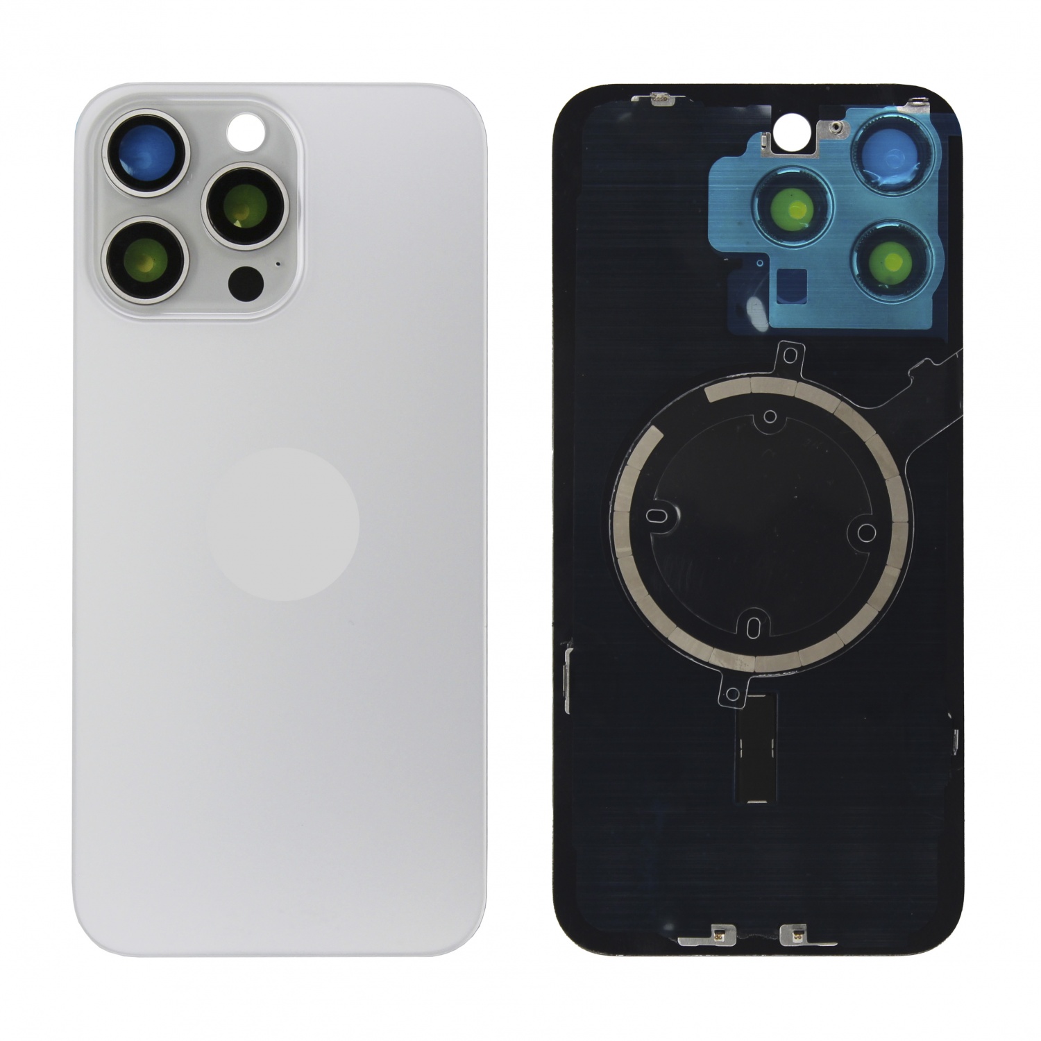 Задняя крышка iPhone 15 Pro Max (Белый) - Премиум в сборе