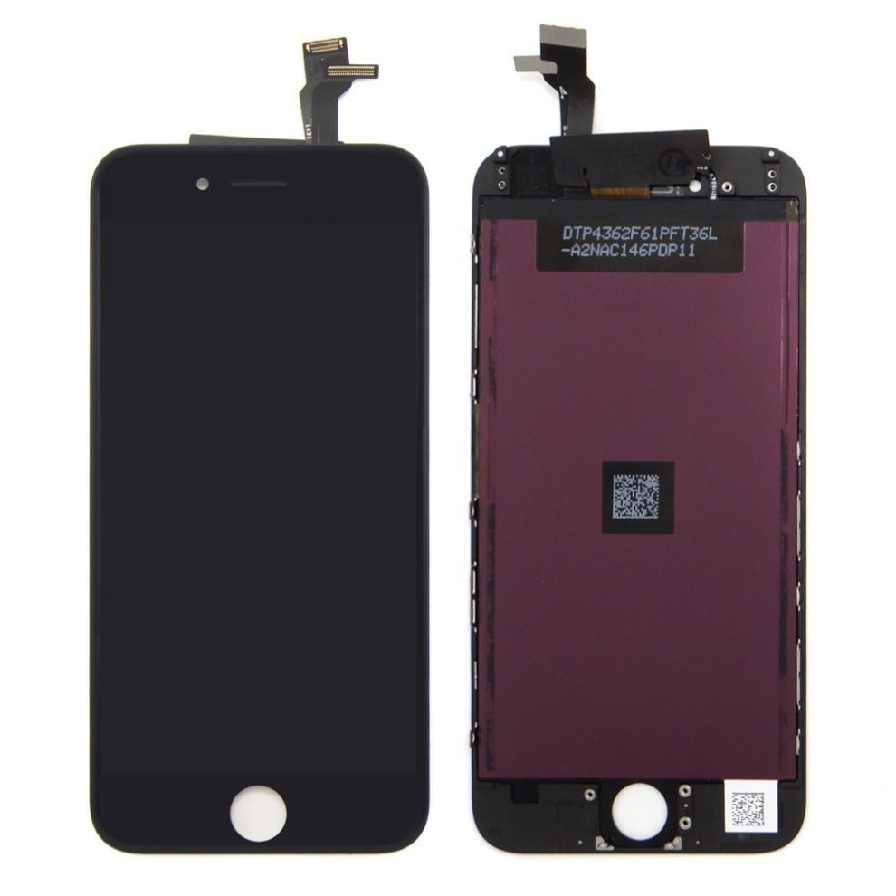 Дисплей в сборе с тачскрином для iPhone 6 (Черный) - Премиум