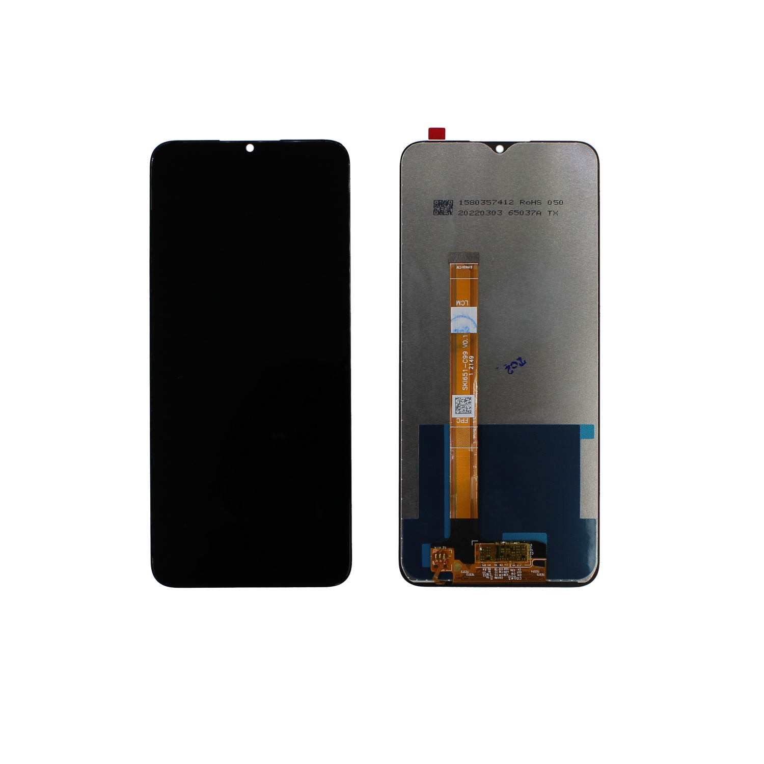 Дисплей в сборе с тачскрином для Realme C21Y/C25Y (Черный) - OR