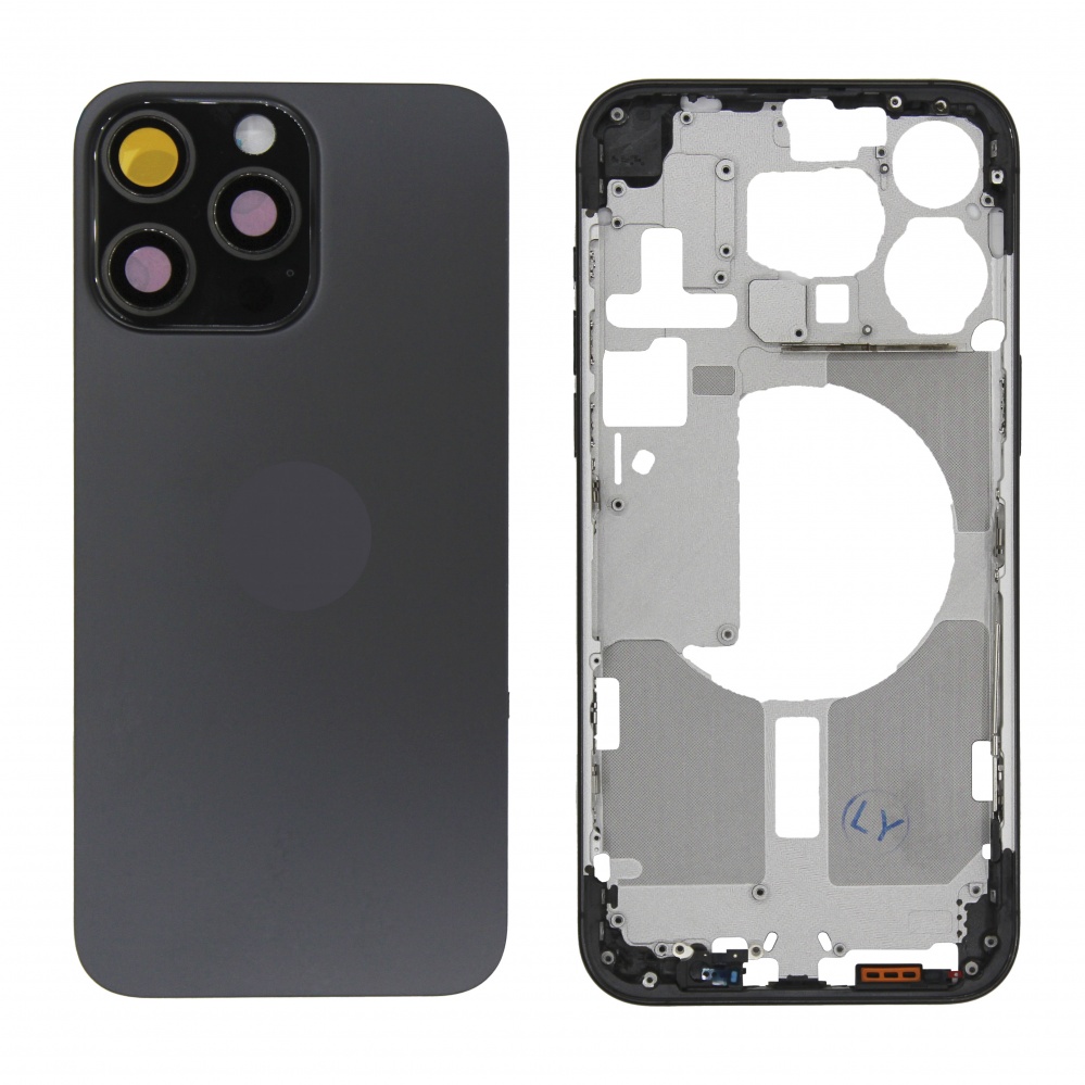 Корпус для iPhone 15 Pro Max (Черный) - OEM