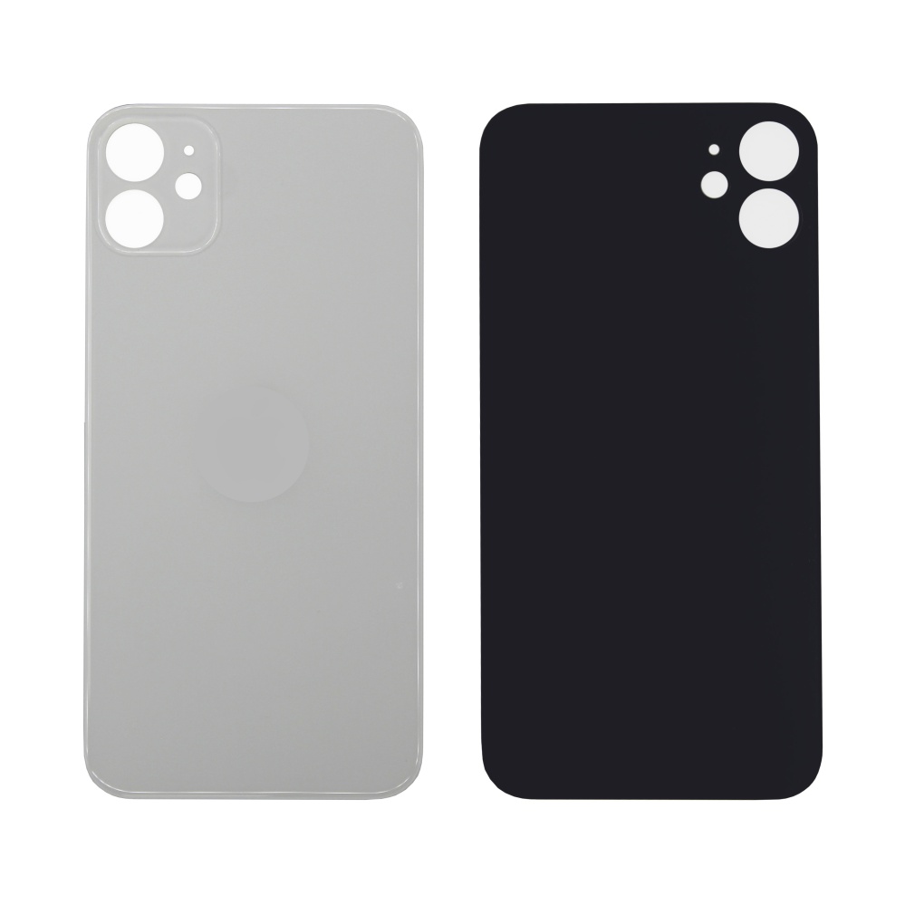 Задняя крышка для iPhone 11 (Белый) - с широким вырезом