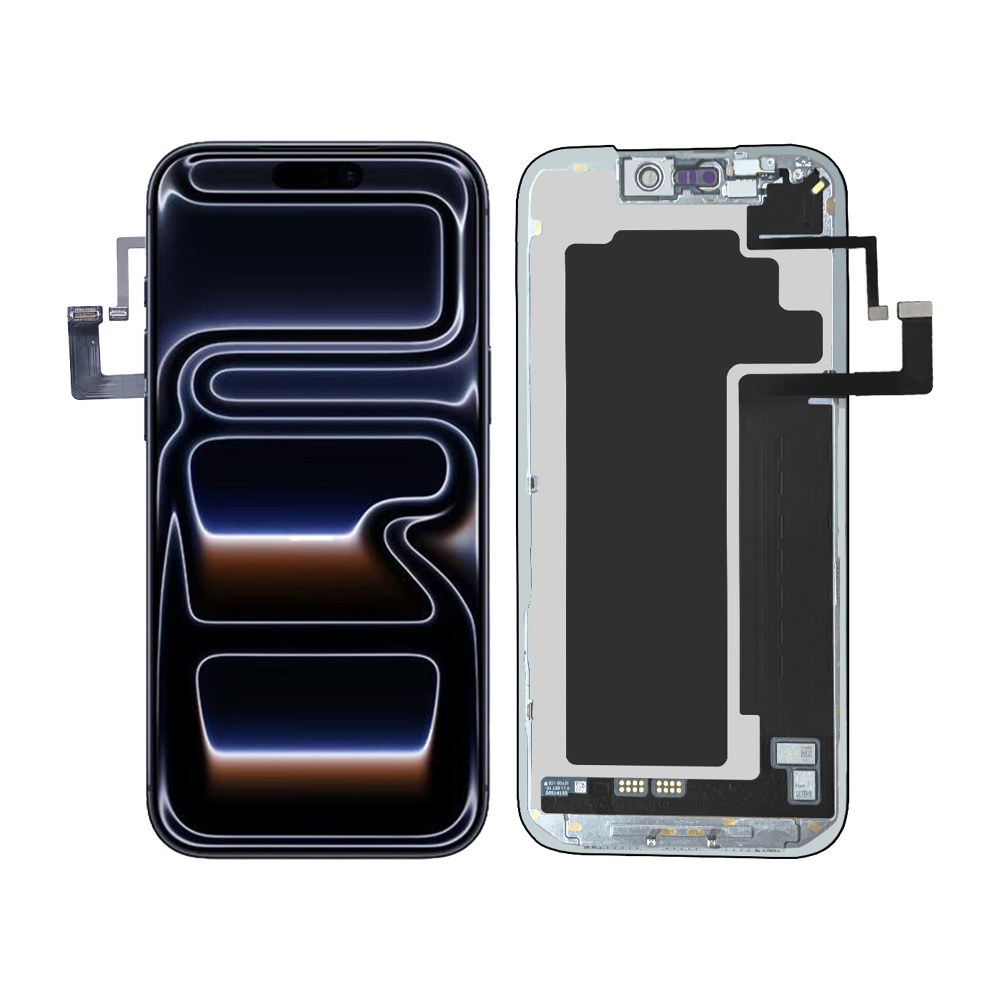 Дисплей в сборе с тачскрином для iPhone 17 Pro Max (Черный) - SOFT OLED (120Гц)