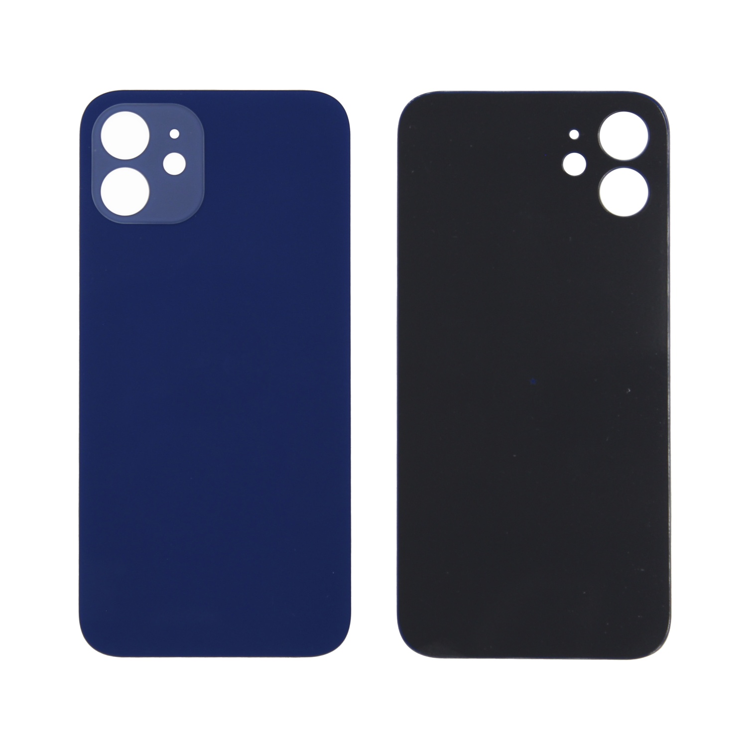 Задняя крышка для iPhone 12 (Синий) - с широким вырезом