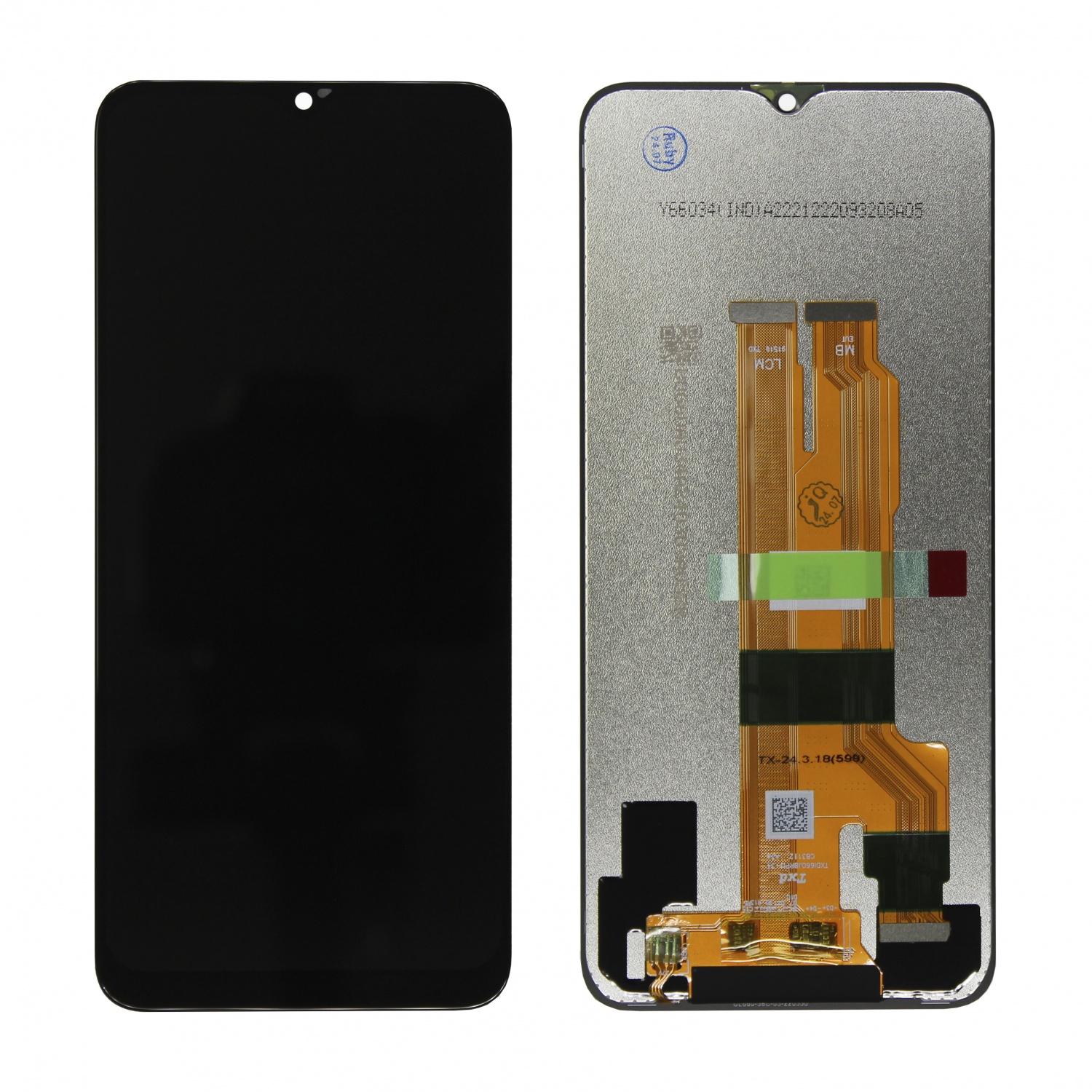 Дисплей в сборе с тачскрином для Realme V20 5G (Черный) - OR 