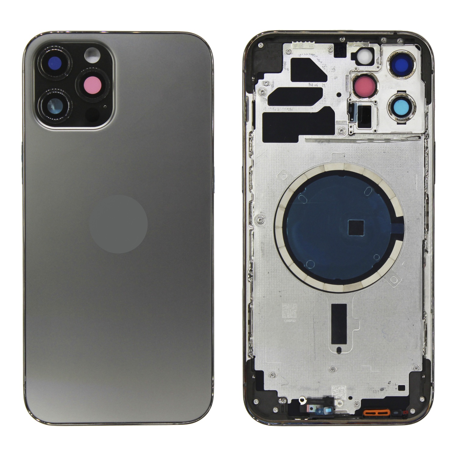 Корпус для iPhone 12 Pro Max (Черный) - OEM