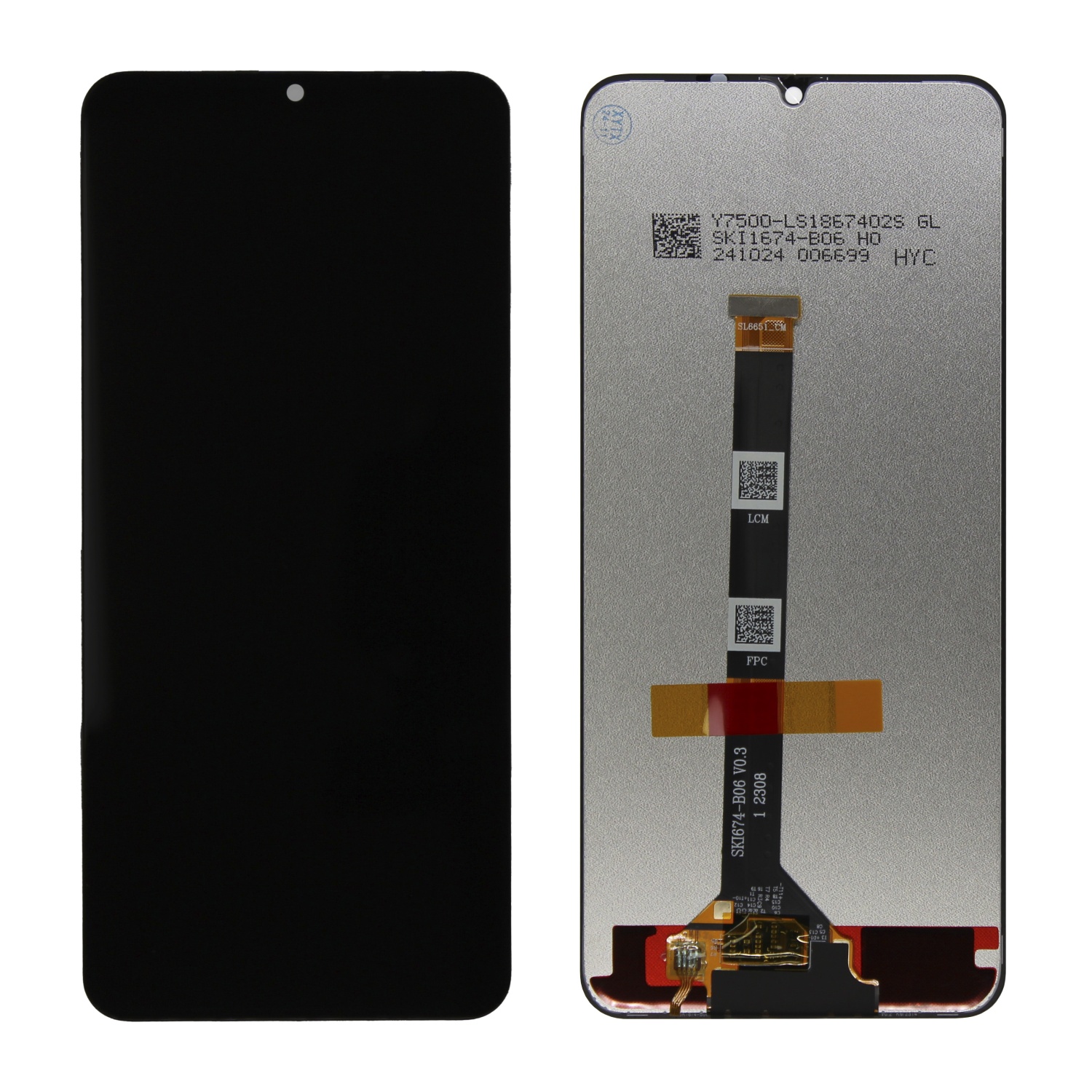 Дисплей в сборе с тачскрином для Realme Note 50 (Черный) - OR 