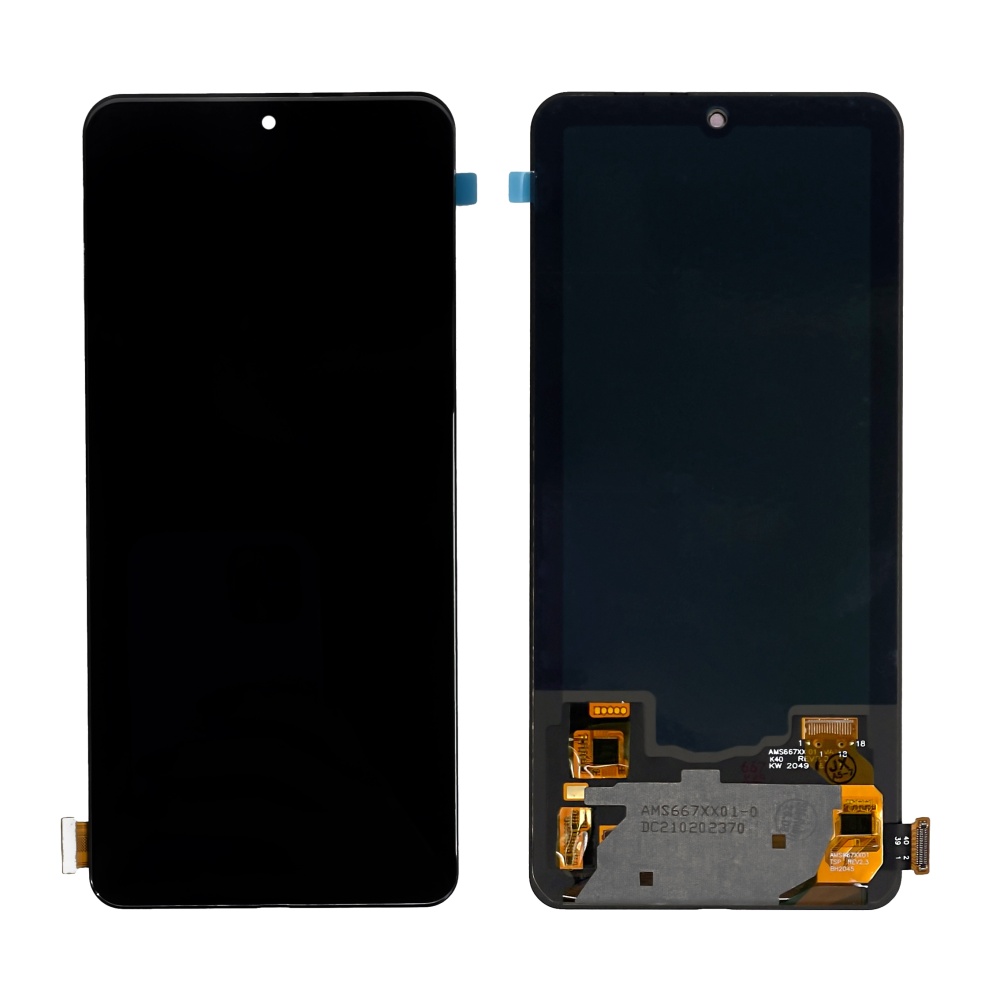 Дисплей в сборе с тачскрином для Xiaomi Poco F3/Mi 11i/K40/K40 Pro (Черный) - OLED