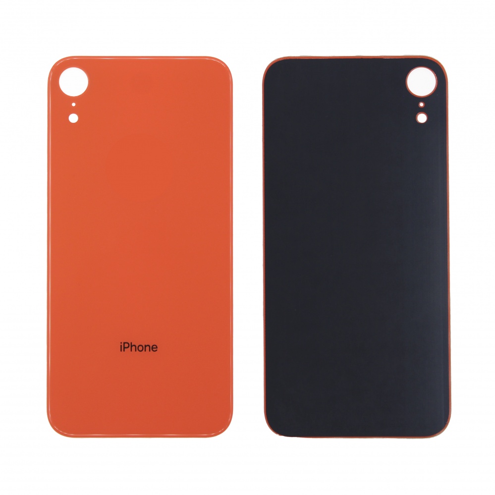 Задняя крышка iPhone XR (Коралловый) - с широким вырезом