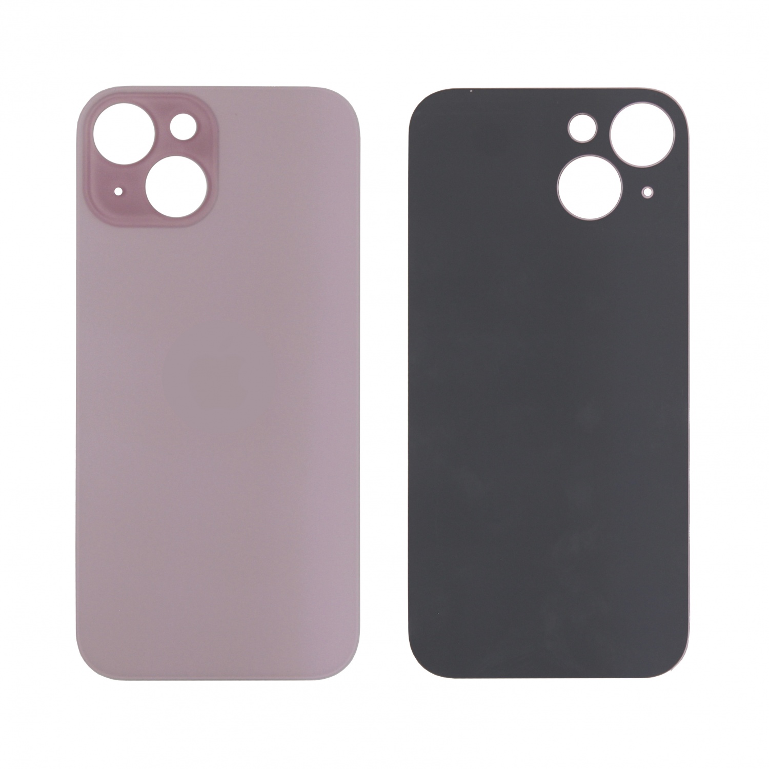 Задняя крышка iPhone 15 (Розовый) - с широким вырезом