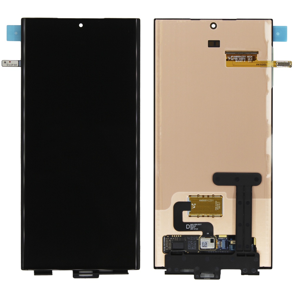 Дисплей в сборе с тачскрином для Samsung S918B (S23 Ultra) (Черный) - без рамки (OR SP)