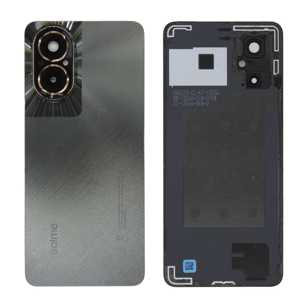 Задняя крышка для Realme C67 (Черный) - снятый OR100%