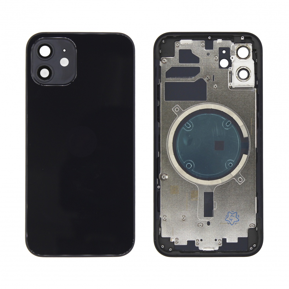Корпус для iPhone 12 (Черный) - Премиум
