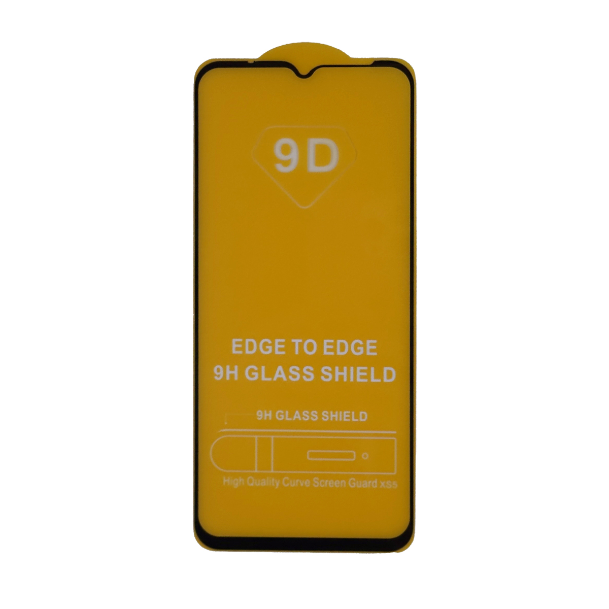 Защитное стекло "Полное покрытие" для Realme C30/C30s/Narzo 50i Prime (Черный)