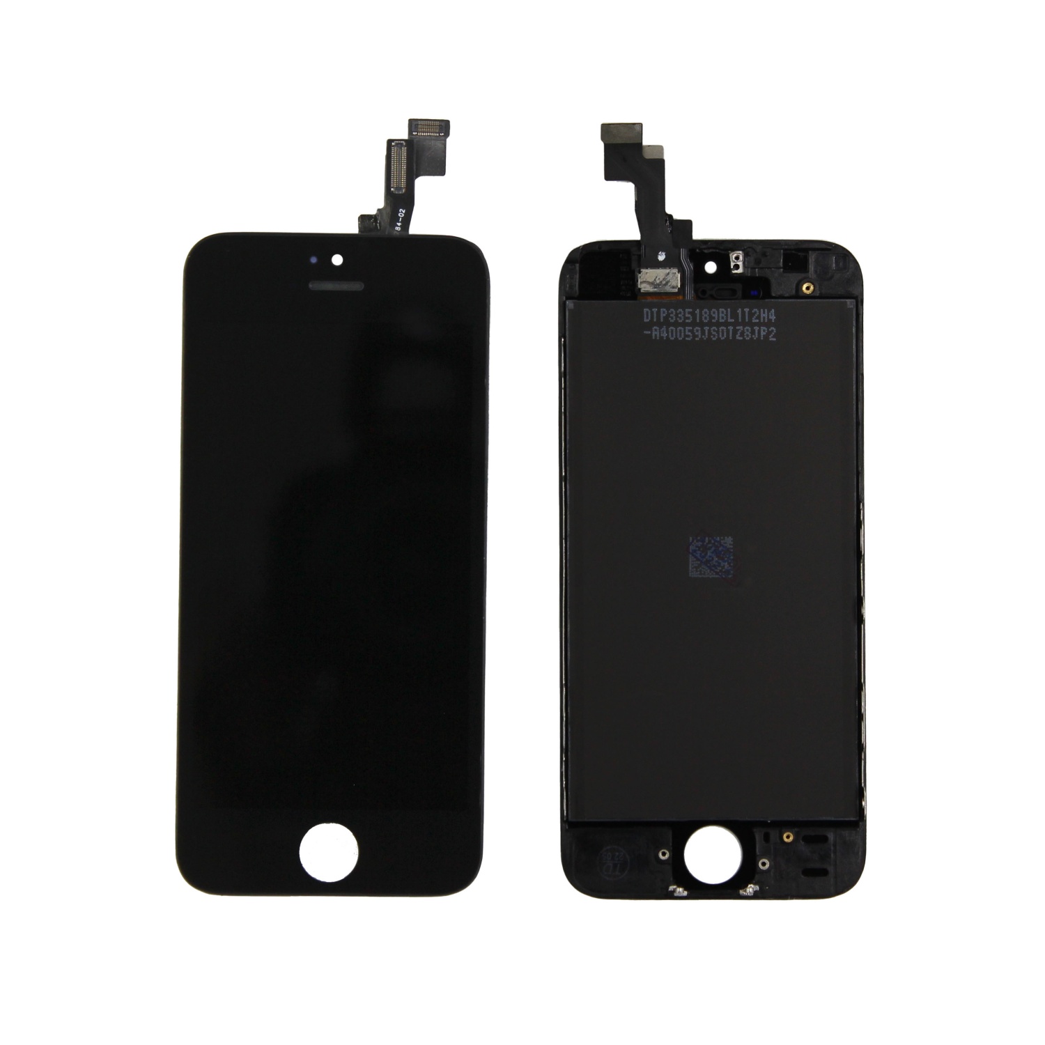Дисплей в сборе с тачскрином для iPhone 5S/SE (Черный) - Премиум
