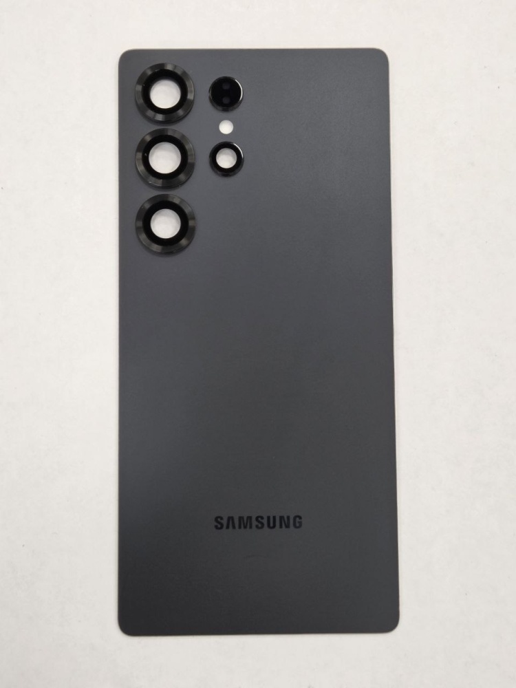 Задняя крышка для Samsung S938B (S25 Ultra) (Черный) - со стеклом камеры OR100% (SP)