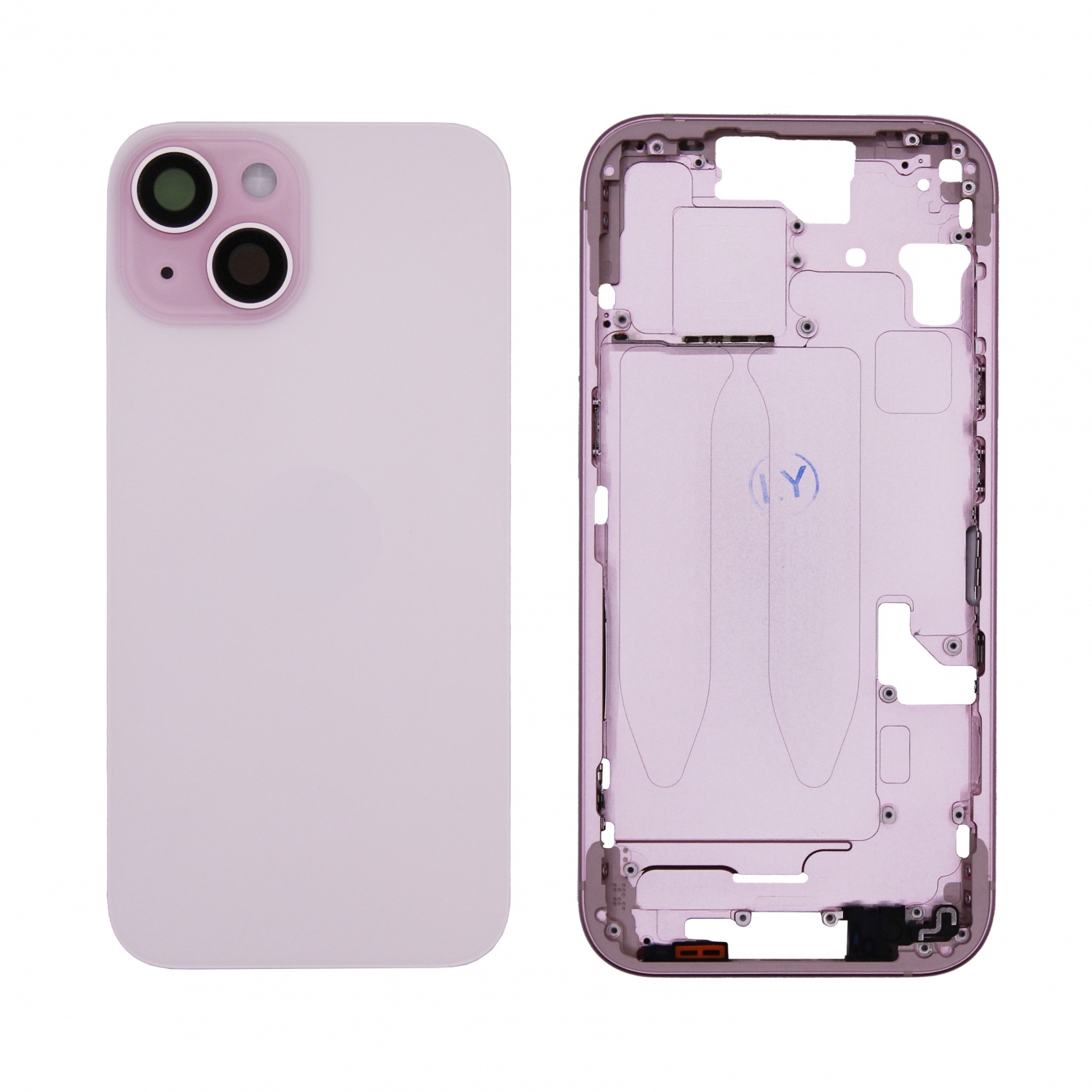 Корпус для iPhone 15 (Розовый) - OEM