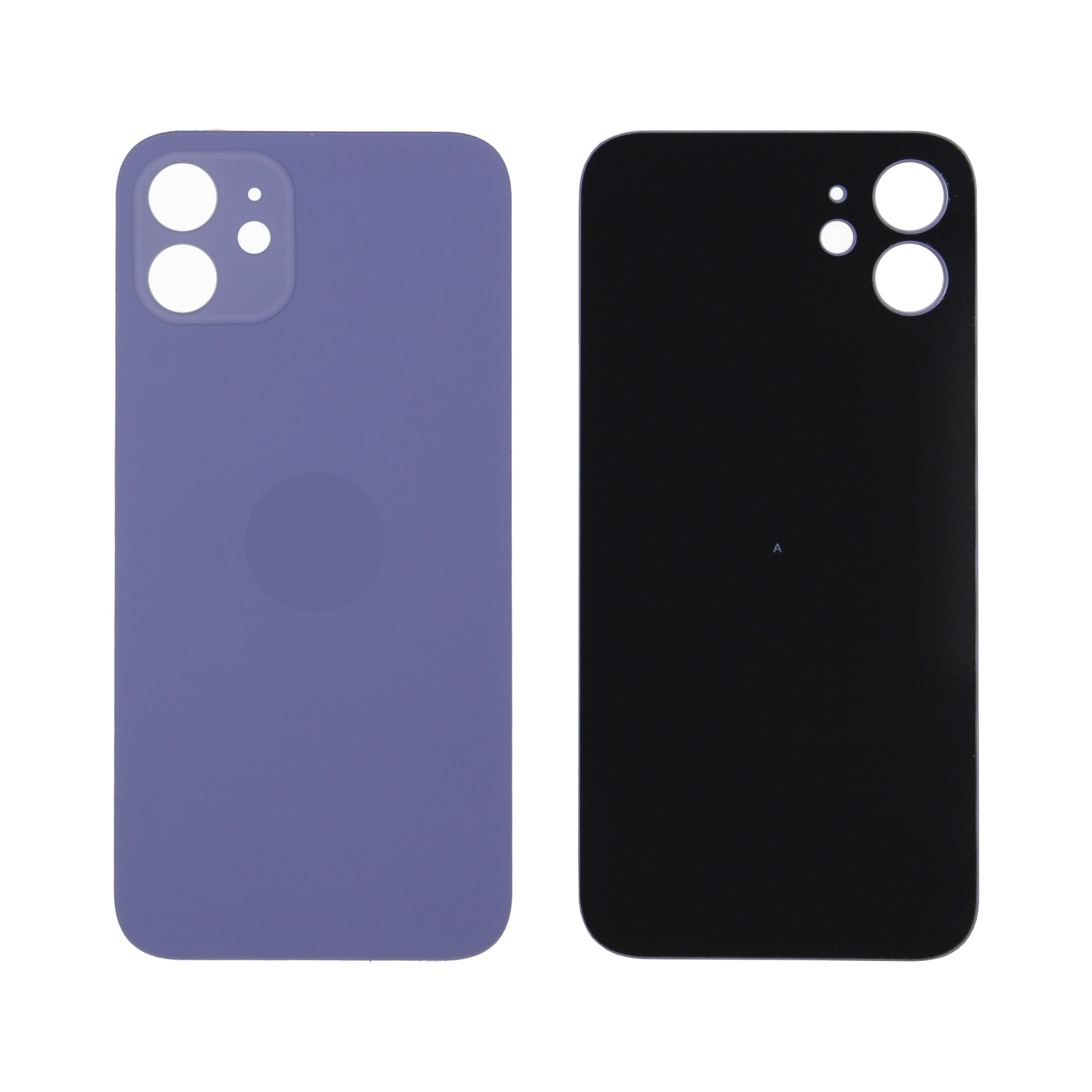 Задняя крышка для iPhone 12 (Фиолетовый) - с широким вырезом