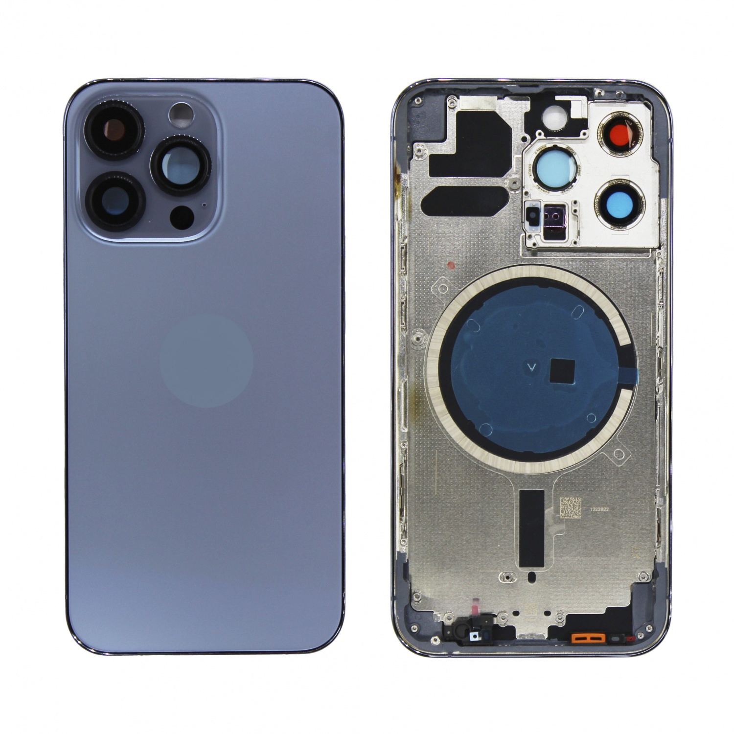 Корпус для iPhone 13 Pro (Голубой) - OEM