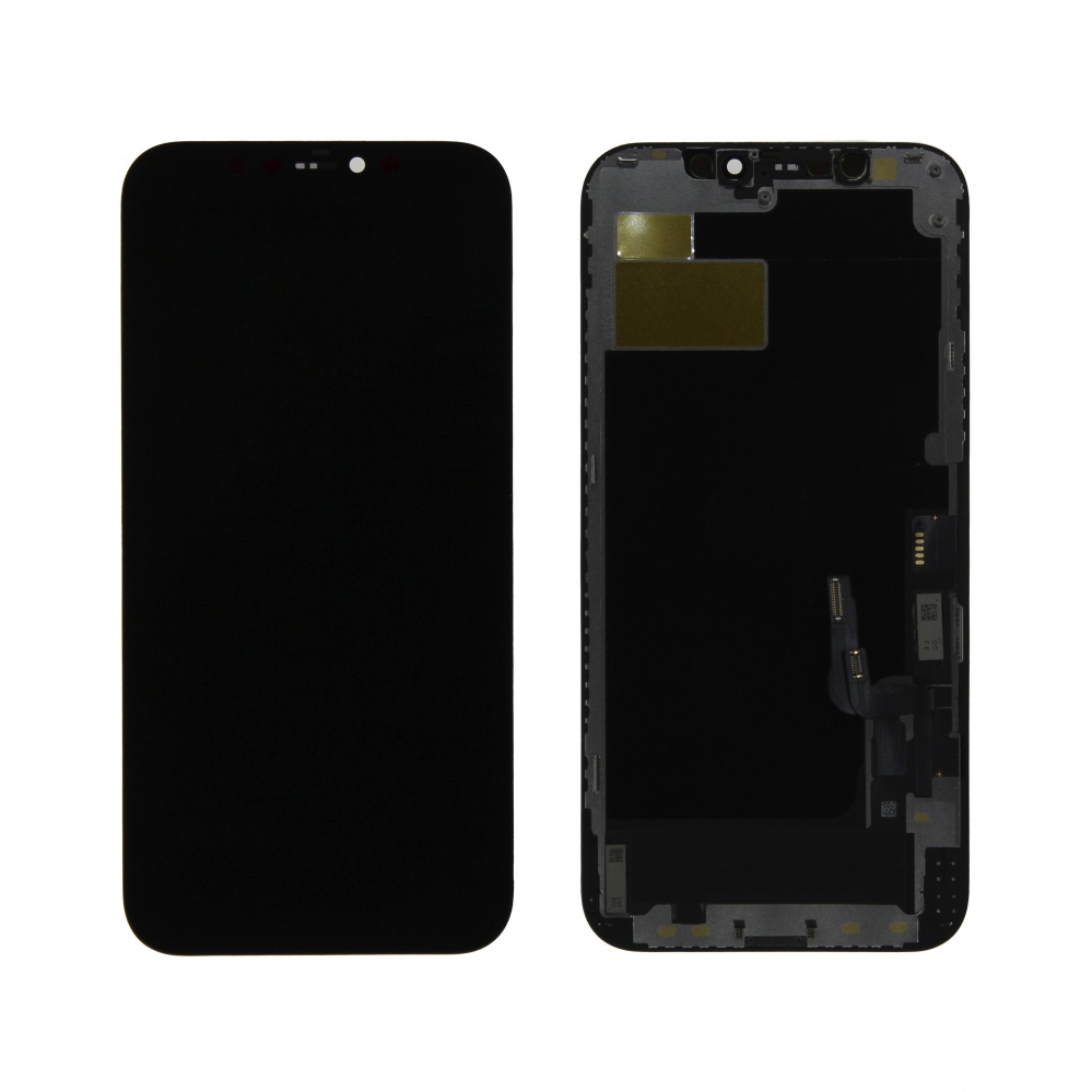 Дисплей в сборе с тачскрином для iPhone 12/12 Pro (Черный) - in-cell FHD (Премиум)