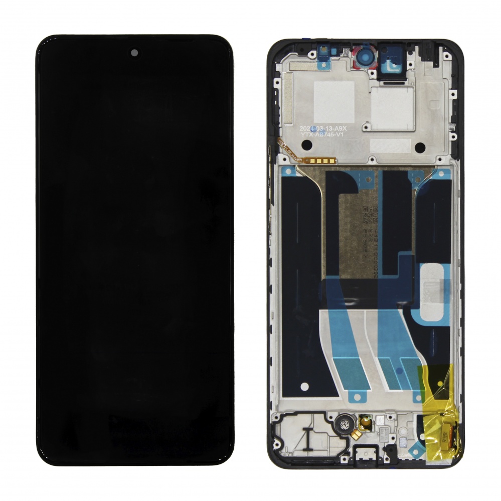Дисплей в сборе с тачскрином для Realme 12 4G (Черный) - в рамке новый OR100% Дисплей в сборе с тачскрином для Realme 12 4G (Черный) - в рамке новый OR100%