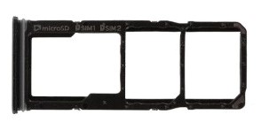 Контейнер SIM для Samsung A920F/A9 2018 (Черный)