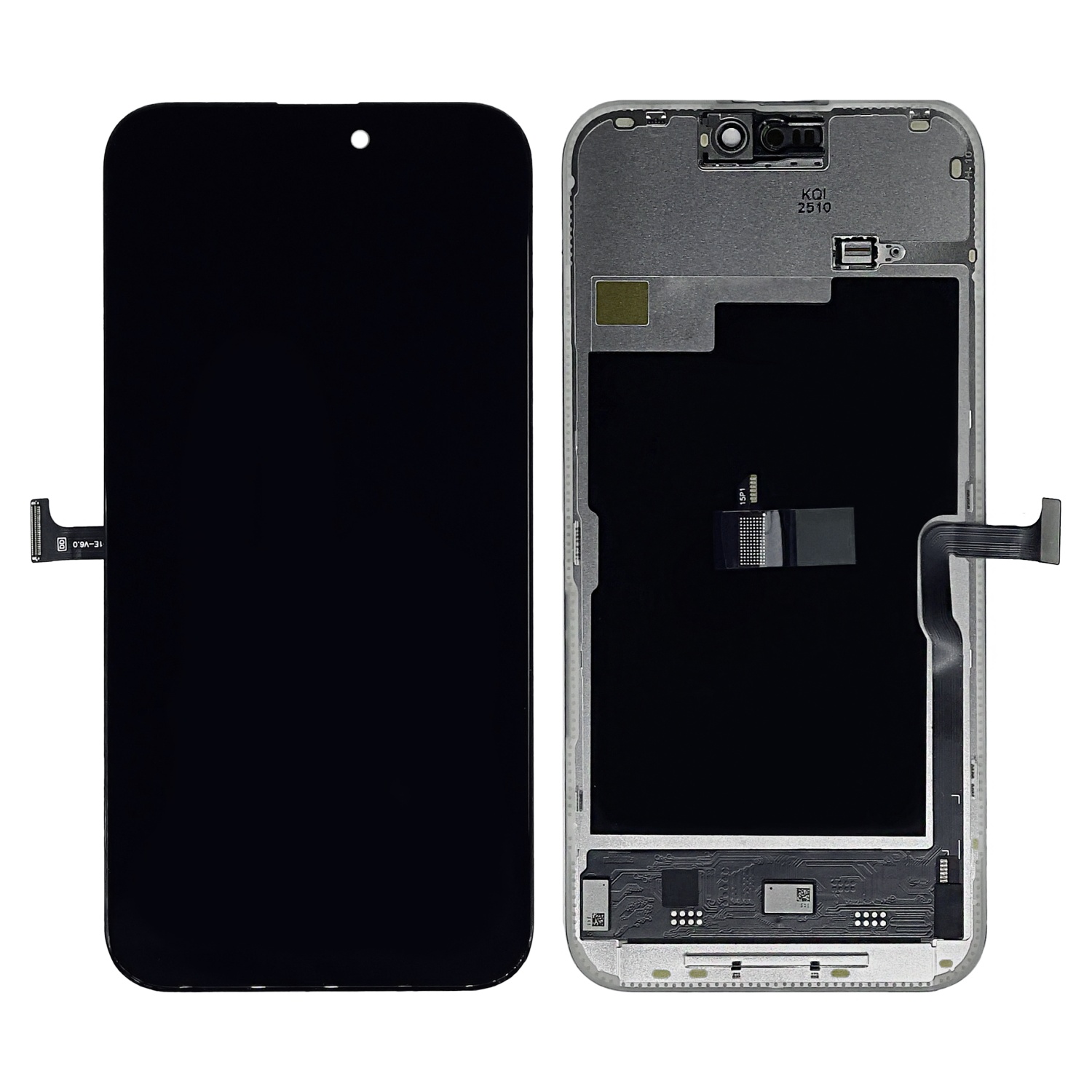 Дисплей в сборе с тачскрином для iPhone 15 Pro Max (Черный) - SOFT OLED (качество Sota)