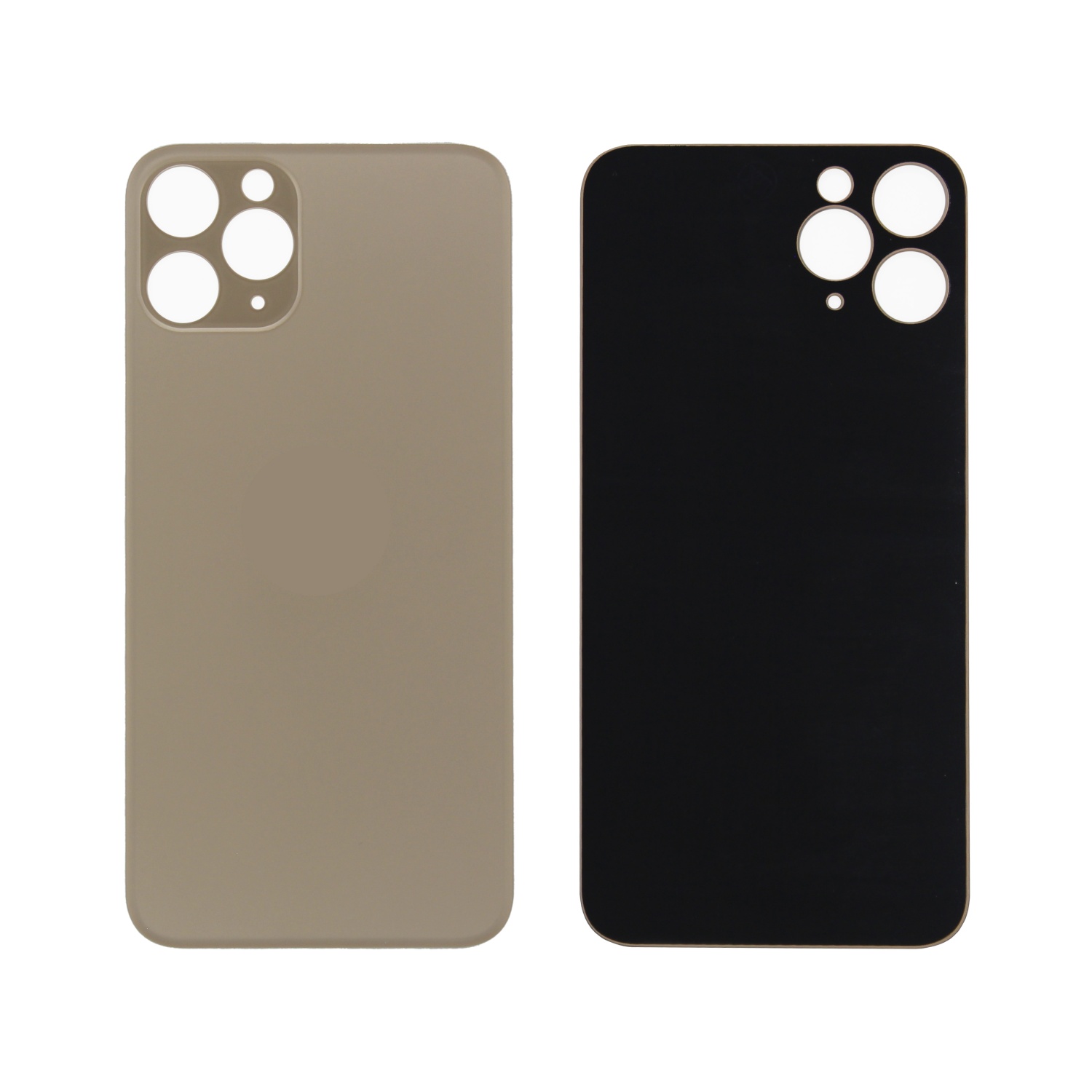 Задняя крышка для iPhone 11 Pro (Золотой) - с широким вырезом