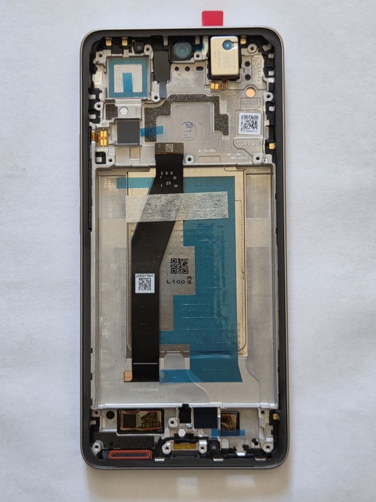 Дисплей в сборе с тачскрином для Xiaomi 14T (Серый) в рамке - OR (SP)
