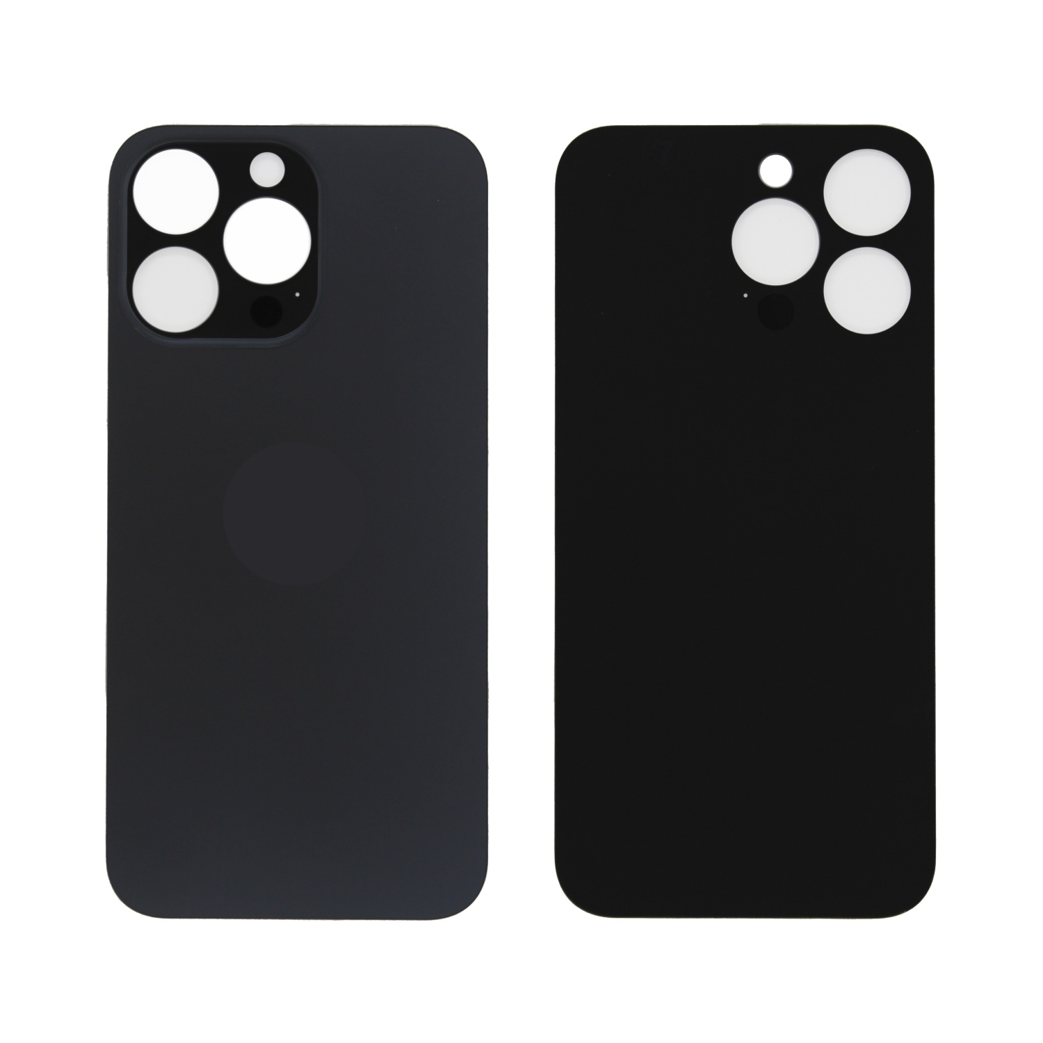 Задняя крышка для iPhone 13 Pro (Черный) - с широким вырезом