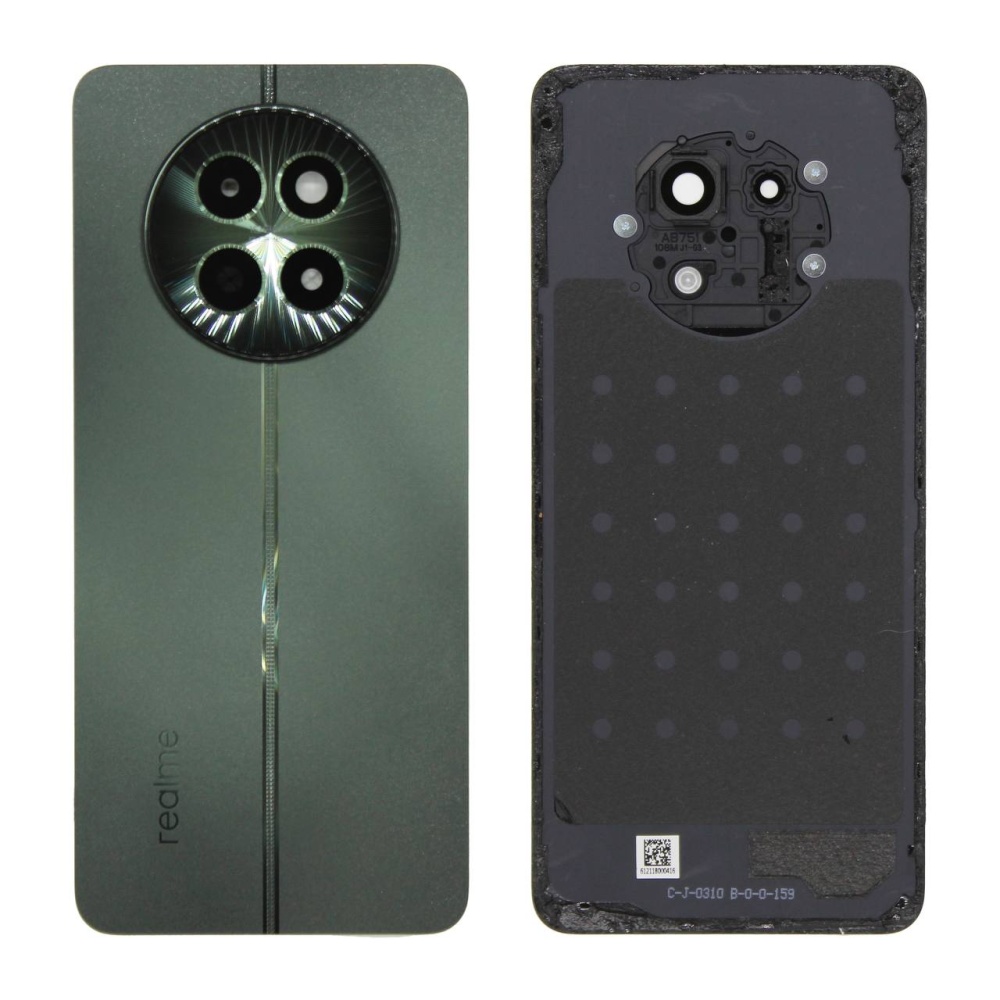 Задняя крышка для Realme 12 (5G) (Зеленый) - OR100% (SP)
