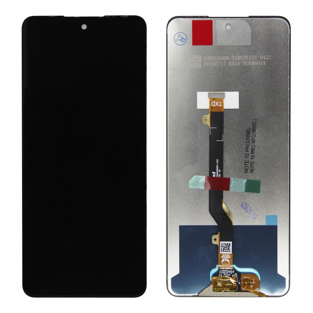 Дисплей в сборе с тачскрином для Infinix Note 10 Pro/11 Pro (Черный) - OR