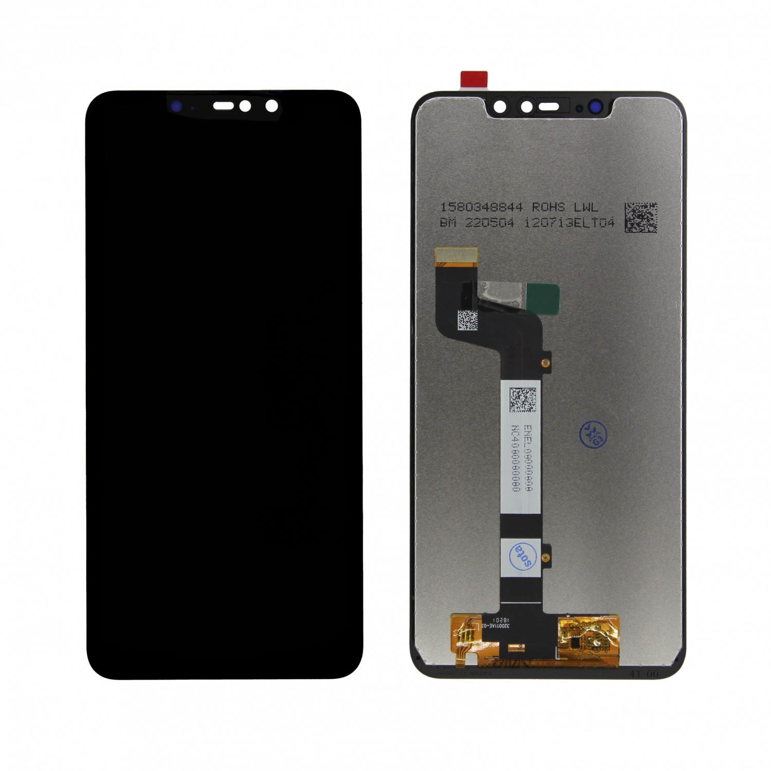 Дисплей в сборе с тачскрином для Xiaomi Redmi Note 6 Pro (Черный) 