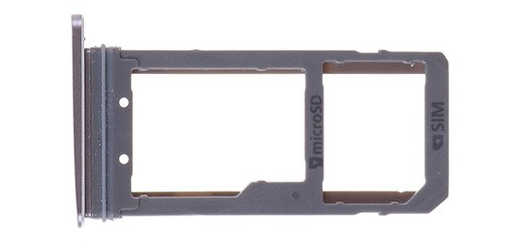 Контейнер SIM для Samsung G935F/S7 edge (Черный)