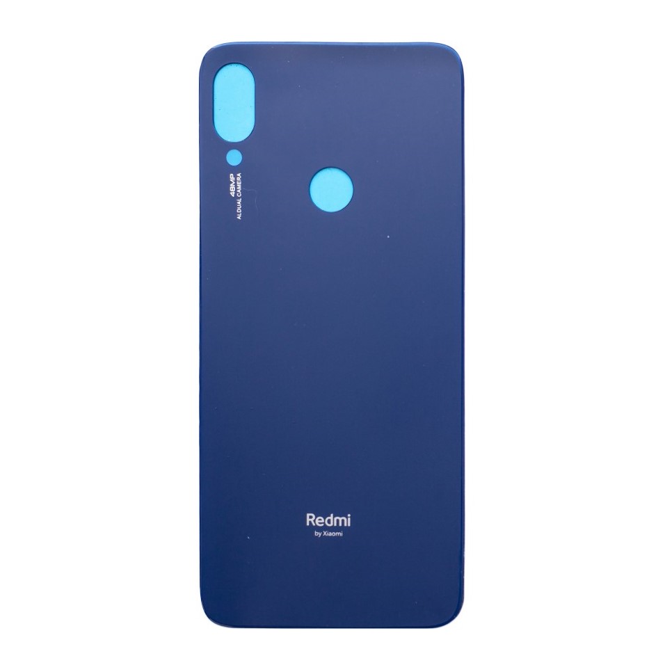Задняя крышка Xiaomi Redmi Note 7 (Синий) - со стеклом камеры