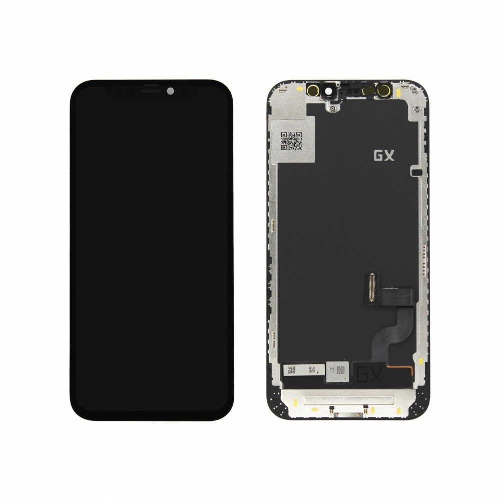 Дисплей в сборе с тачскрином для iPhone 12 mini (Черный) - Hard OLED (GX)
