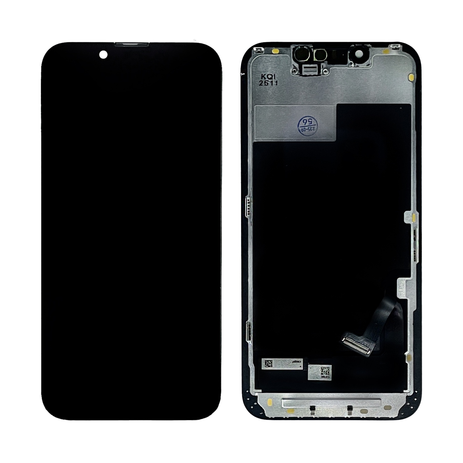 Дисплей в сборе с тачскрином для iPhone 13 Mini (Черный) - Hard Oled
