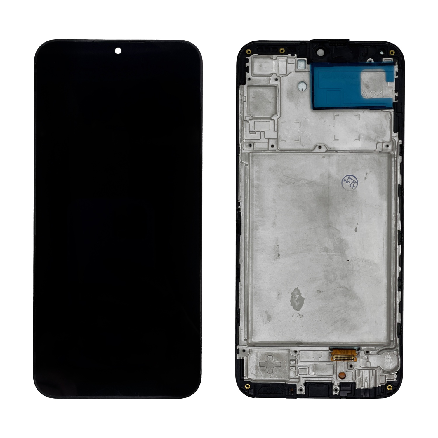 Дисплей в сборе с тачскрином для Samsung A245F (A24) (Черный) - в рамке In-cell